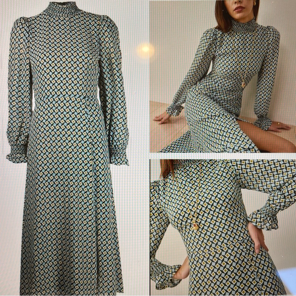 NWT Reformation Stevi Mosaic Dress Size 8